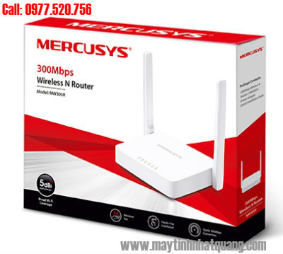 Bộ phát wifi Mercusys MW305R 2 râu tốc độ 300Mbps